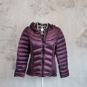 Andrew Marc Premium Women's Purple Puffer Jacket Size S